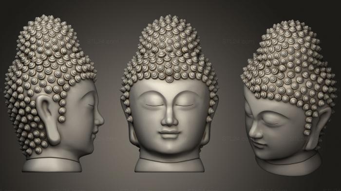Статуэтки Будда (Будда (2), STKBD_0101) 3D модель для ЧПУ станка